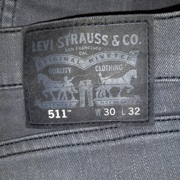 LEVI STRAUSS & CO 511 ORIGINAL RIVETED JEANS - Picture 9 of 9